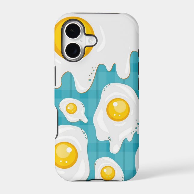 Fried Eggs Design Iphone Case (Back)