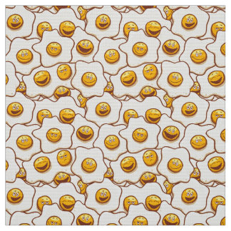 Fried Eggs Fabric