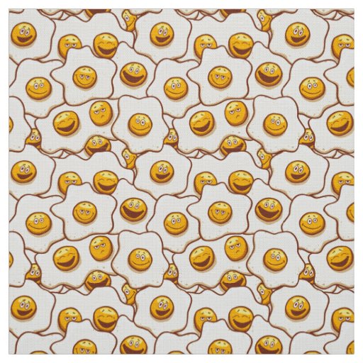 Fried Eggs Fabric
