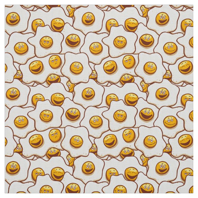 Fried Eggs Fabric
