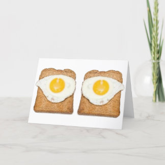 Fried Eggs Greeting Card