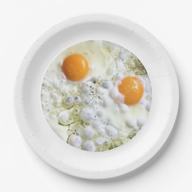 Fried eggs paper plates (Front)