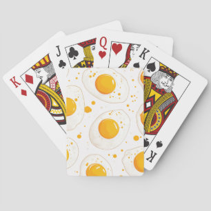 Fried Eggs  Poker Cards