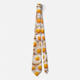 Fried Eggs Sunny Side Up Fun Neck Tie