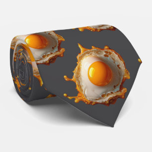 Fried Eggs Sunny side Up Neck Tie