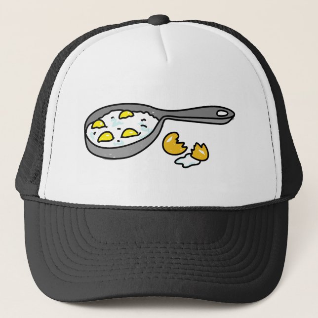 fried-eggs trucker hat (Front)