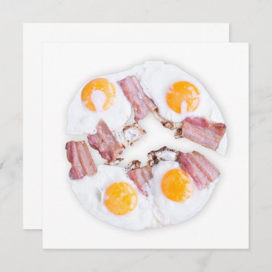Fried eggs with bacon (Front/Back)