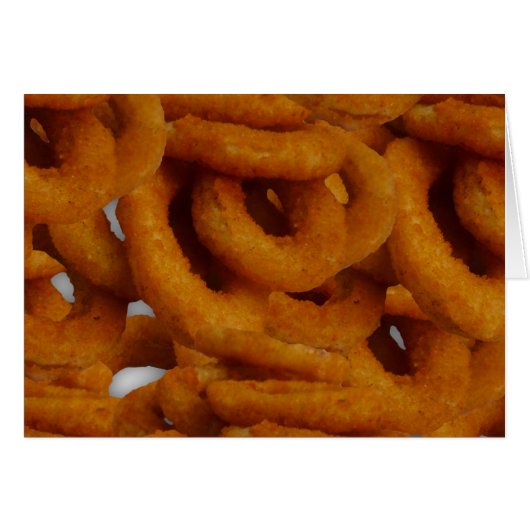Fried Golden Onion Rings Photography (Front Horizontal)