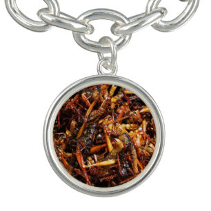 Fried Grasshopper (Takkataen Thot) Asian Food Bracelet