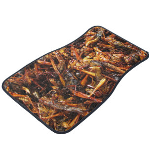 Fried Grasshopper (Takkataen Thot) Asian Food Car Mat