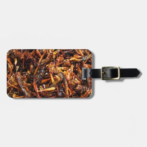 Fried Grasshopper Takkataen Thot Asian Food Luggage Tag