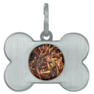 Fried Grasshopper (Takkataen Thot) Asian Food Pet ID Tag