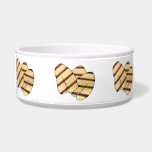 Fried Halloumi Cypriot Haloumi Cheese Food Bowl<br><div class="desc">Pet design features an original marker illustration of a slice of grilled Cypriot halloumi cheese,  a staple of vegetarian cuisine. 

This halloumi cheese design is also available on other products. Don't see what you're looking for? Need help with customization? Contact Rebecca to have something designed just for you.</div>