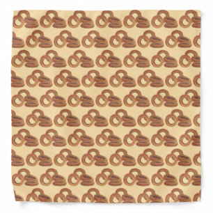 Fried Onion Rings Junk Fast Food Foodie Print Bandana