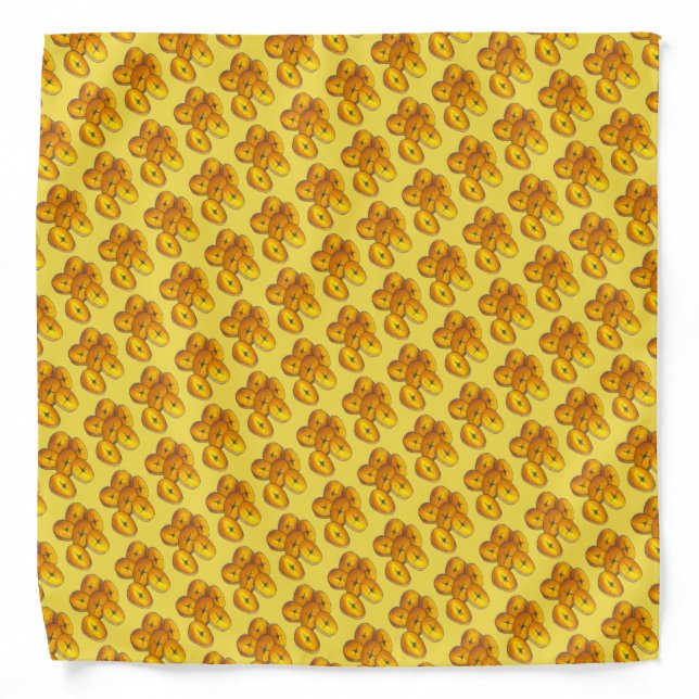 Fried Plantains Cooking Bananas Caribbean Food Bandana (Front)