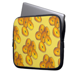 Fried Plantains Cooking Bananas Caribbean Food Laptop Sleeve