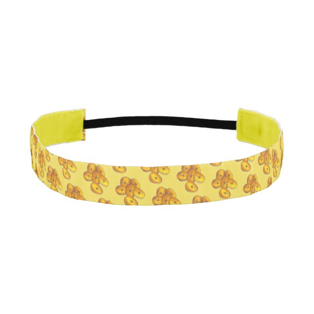 Fried Plantains Cooking Bananas Puerto Rican Food Athletic Headband (Front)