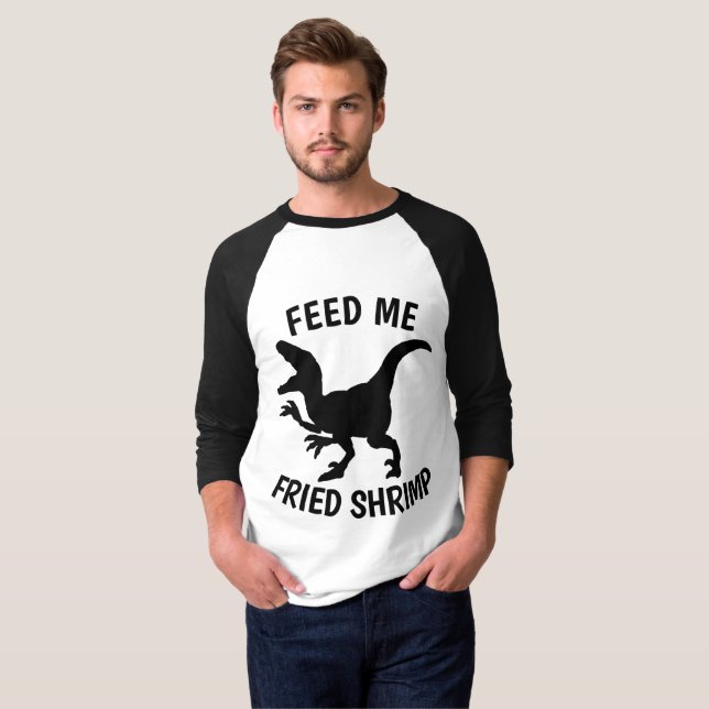 FRIED SHRIMP T-shirts, SHRIMP LOVER T-Shirt (Front Full)