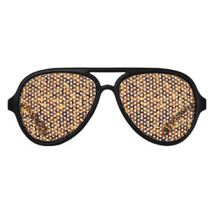 Fried Silk Worms ... Thai Street Food Aviator Sunglasses