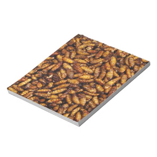 Fried Silk Worms  Thai Street Food Notepad