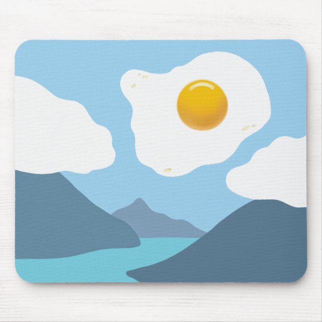 Fried Sun Mouse Pad (Front)