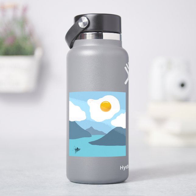 Fried Sun Sticker (HydroFlask)