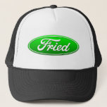 Fried Trucker Hat at Zazzle