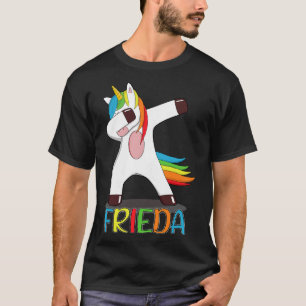 Frieda Name First Name Frieda Colourful Dancing Un T-Shirt