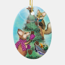 Frieda Tails Christmas ornament - the Tree