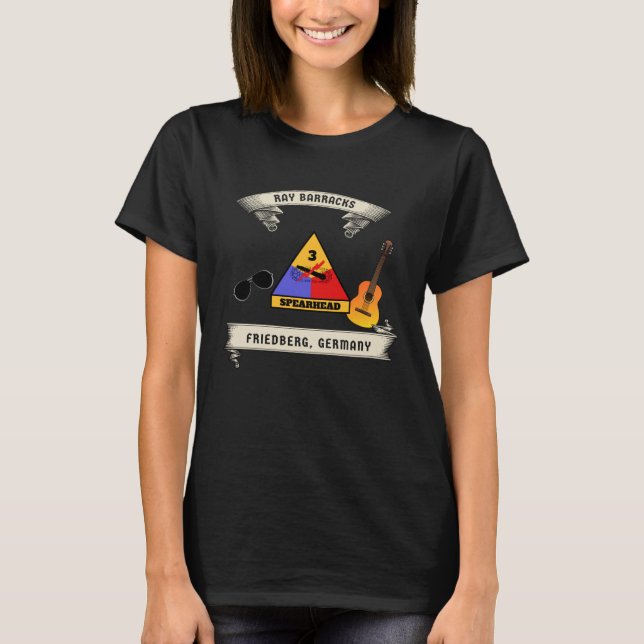 Friedberg Germany Where the Food Rocks at Ray Barr T-Shirt (Front)