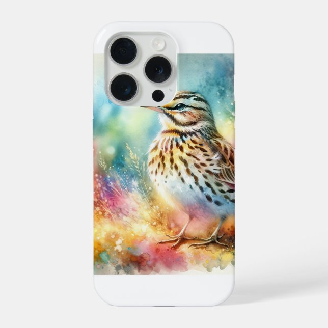 Friedmanns lark 310724AREF143 - Watercolor iPhone Case (Back)