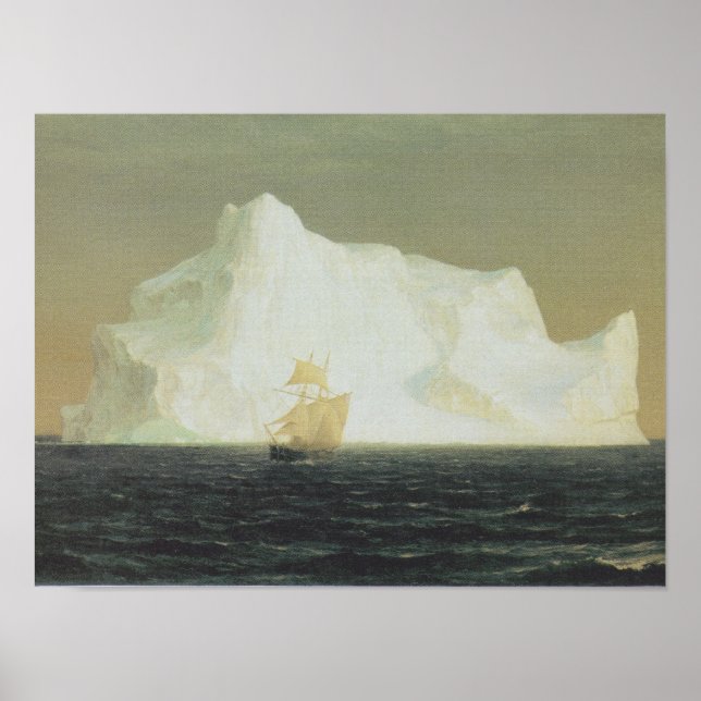 Friedrich Church Landscape painting Poster (Front)