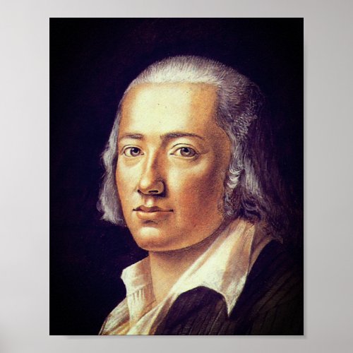 Friedrich Hlderlin by Franz Carl Hiemer 1792 Poster