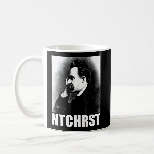 Friedrich Nietzsche Antichrist Ntchrst Funny Meme  Coffee Mug