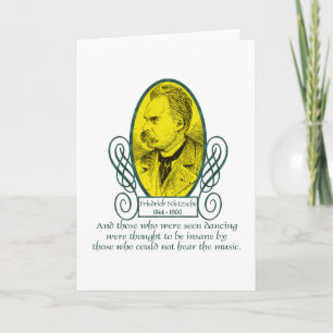 Friedrich Nietzsche Card