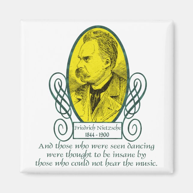 Friedrich Nietzsche Magnet (Front)