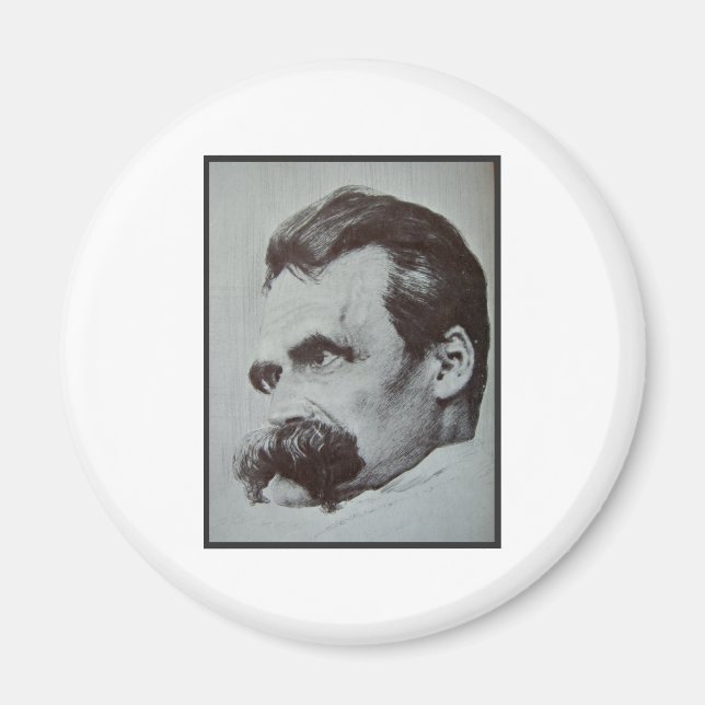 Friedrich Nietzsche Magnet (Front)