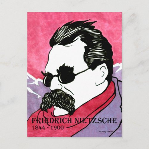 Friedrich Nietzsche Postcard