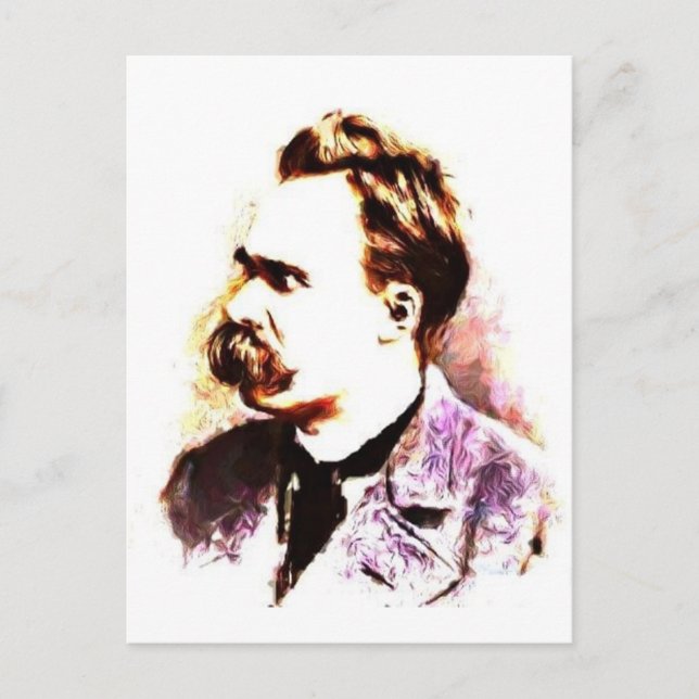 Friedrich Nietzsche Postcard (Front)