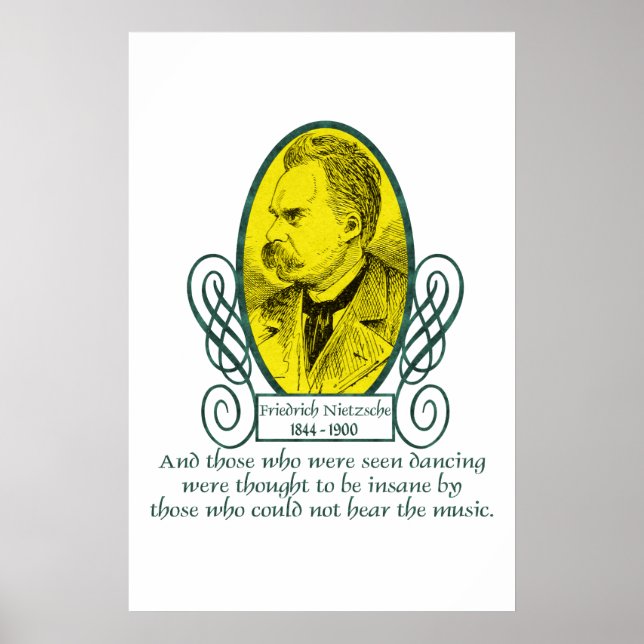 Friedrich Nietzsche Poster (Front)