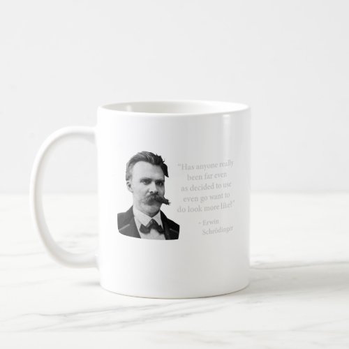 Friedrich Nietzsche Troll Quote  Coffee Mug