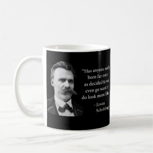 Friedrich Nietzsche Troll Quote Coffee Mug