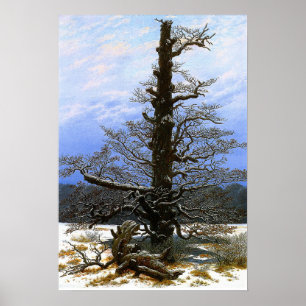 Friedrich - Oak Tree In The Snow Poster