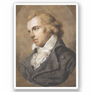 Friedrich Schiller, German Romantic Literary Sticker