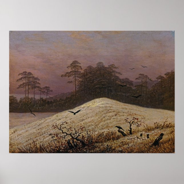 Friedrich - Snow Cage With Raven Poster (Front)