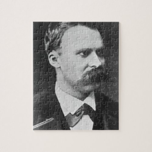 Friedrich Wilhelm Nietzsche 1844_1900 1873 bw Jigsaw Puzzle