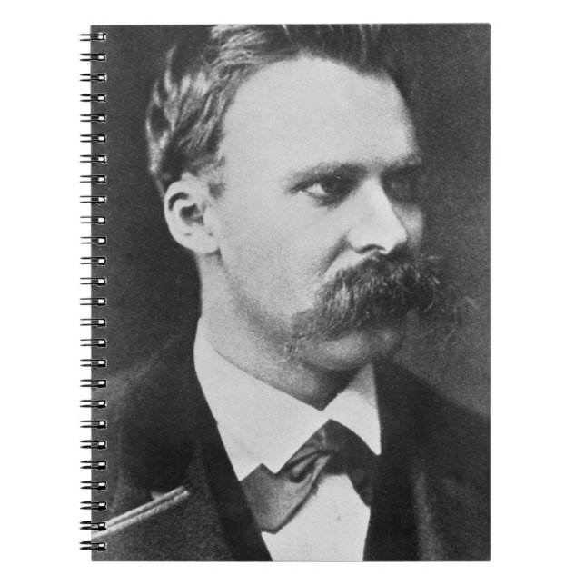 Friedrich Wilhelm Nietzsche (1844-1900) 1873 (b/w Notebook (Front)