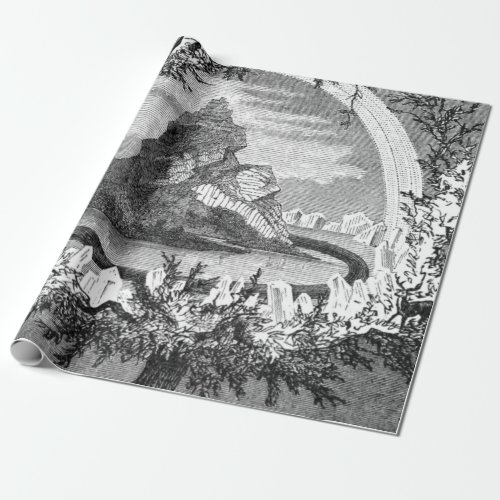 Friedrich Wilhelm The Ash Yggdrasil By Heine Wrapping Paper