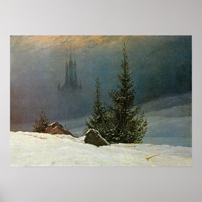 Friedrich - Winter Landscape 1811 Poster (Front)