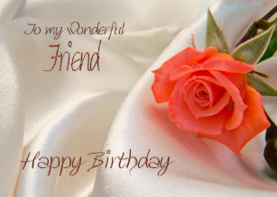 friend roses birthday cards zazzle
